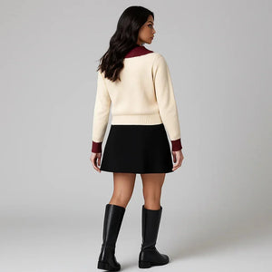 Amoré cardigan sweaters for women - Off White - We Lovers Beauty