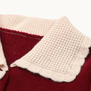 Amoré Cardigan Sweaters for Women - Red - We Lovers Beauty