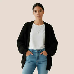 Avalon Women's Black Cardigan - We Lovers Beauty