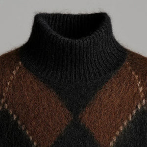 Belgravia Geometric Jumper Sweater Dress - We Lovers Beauty