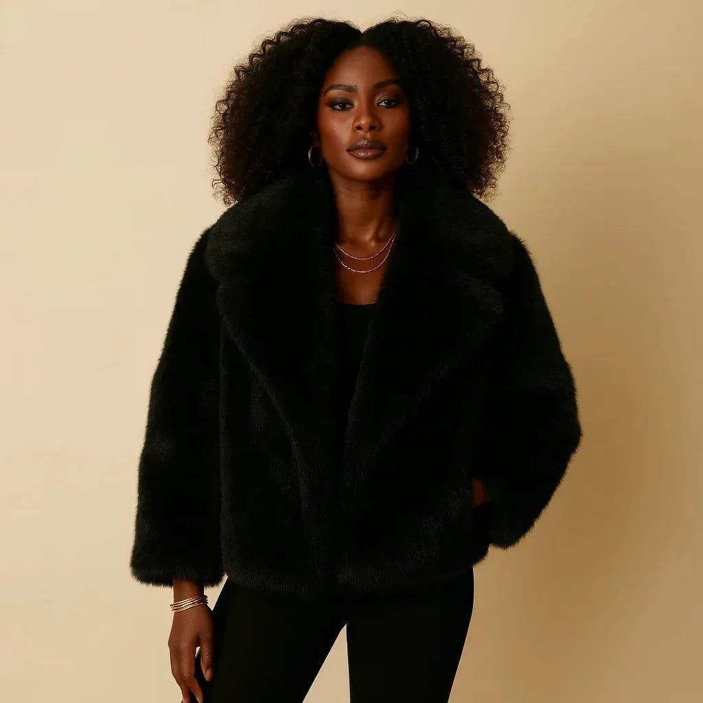 Boreal Faux Fur Coat For Women Black - We Lovers Beauty