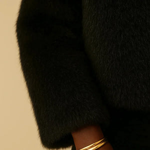 Boreal Faux Fur Coat For Women Black - We Lovers Beauty