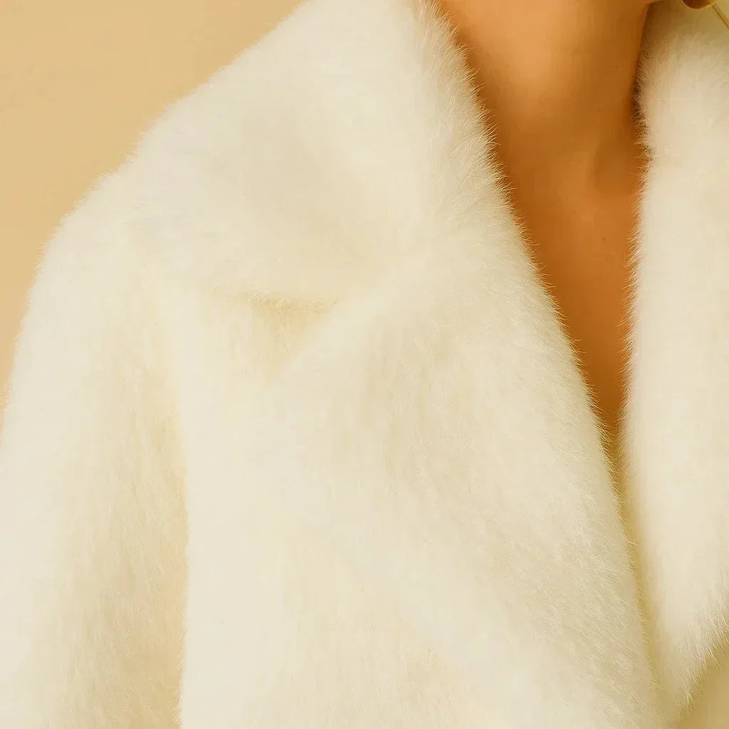 Boreal Faux Fur Coat For Women White - We Lovers Beauty