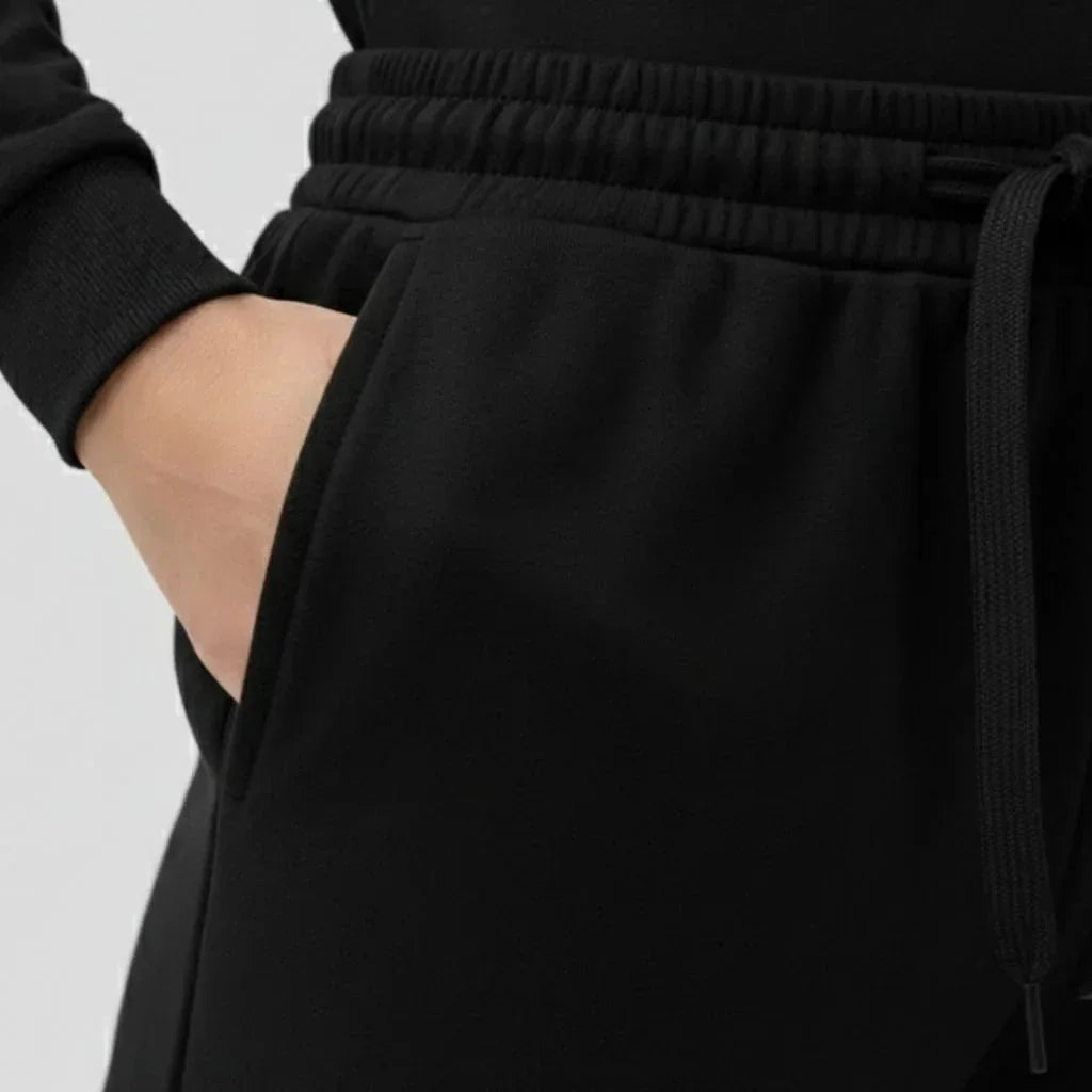 Bresó Women's Pants with Elastic Waist - Black - We Lovers Beauty