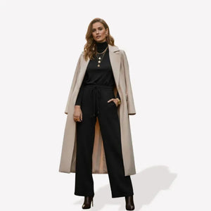 Bresó Women's Pants with Elastic Waist - Black - We Lovers Beauty
