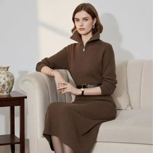 Drie Jumper Dress - Brown - We Lovers Beauty