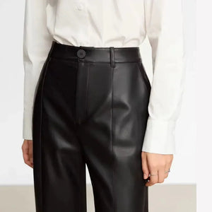 Lia Fake Leather Pants for Women – Black - We Lovers Beauty