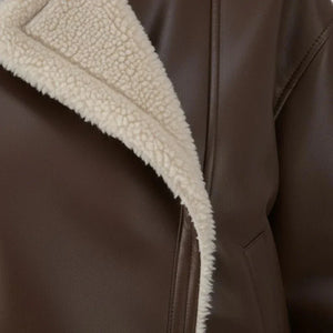 Lise Women's Jacket Leather - Brown - We Lovers Beauty