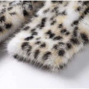 Louise Long Faux Fur Coat - Fox Print - We Lovers Beauty