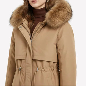 Marry Ladies Fleece Coat - Beige - We Lovers Beauty