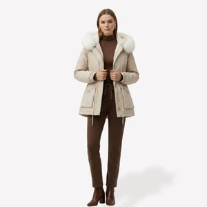 Marry Ladies Fleece Coat - khaki - We Lovers Beauty