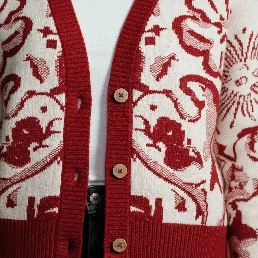Naya Women Cardigan – Red - We Lovers Beauty