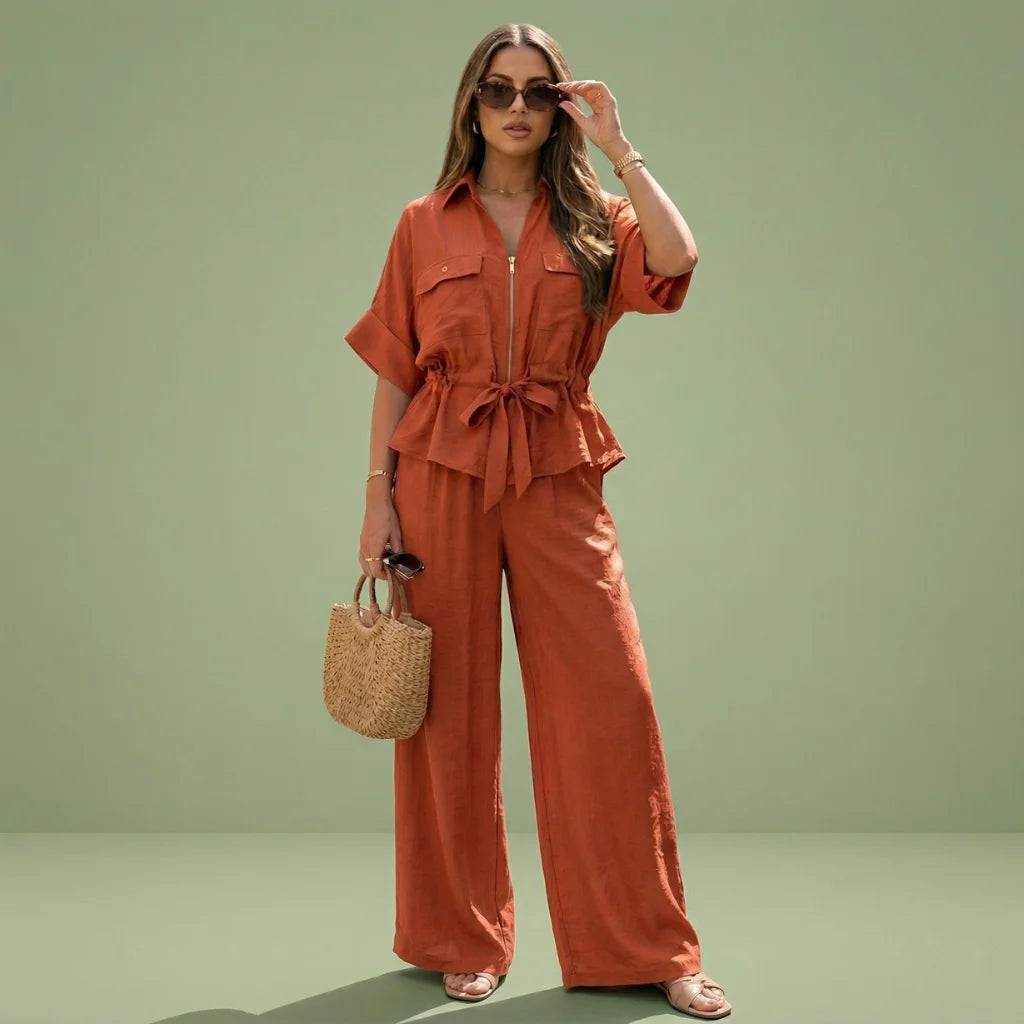 Rita Women's Set - Orange - Product Image