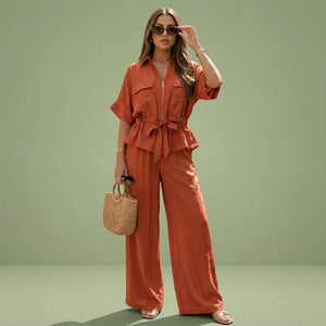 Rita Women's Set - Orange - Product Image