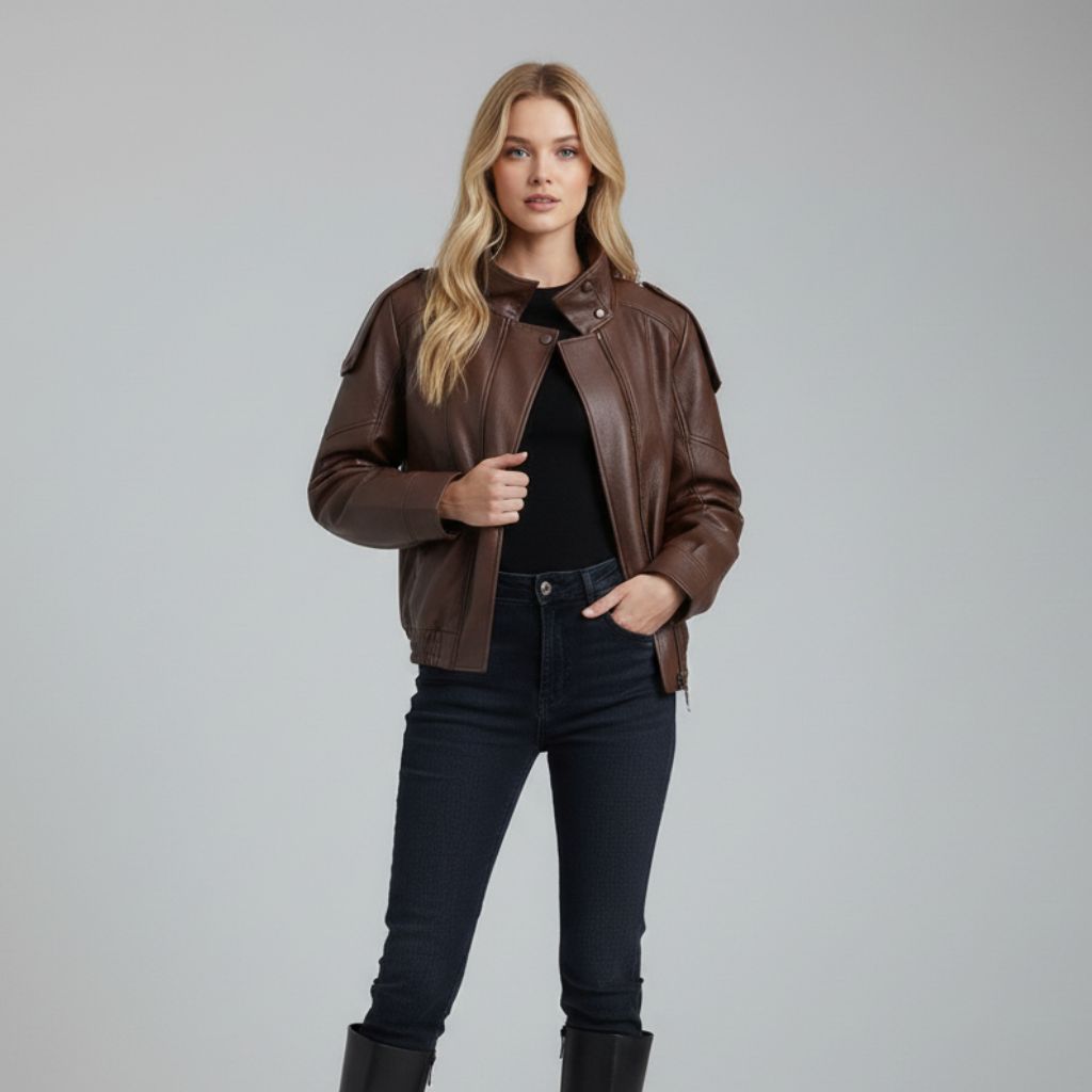 valentino-faux-leather-jacket-for-women-brown-01