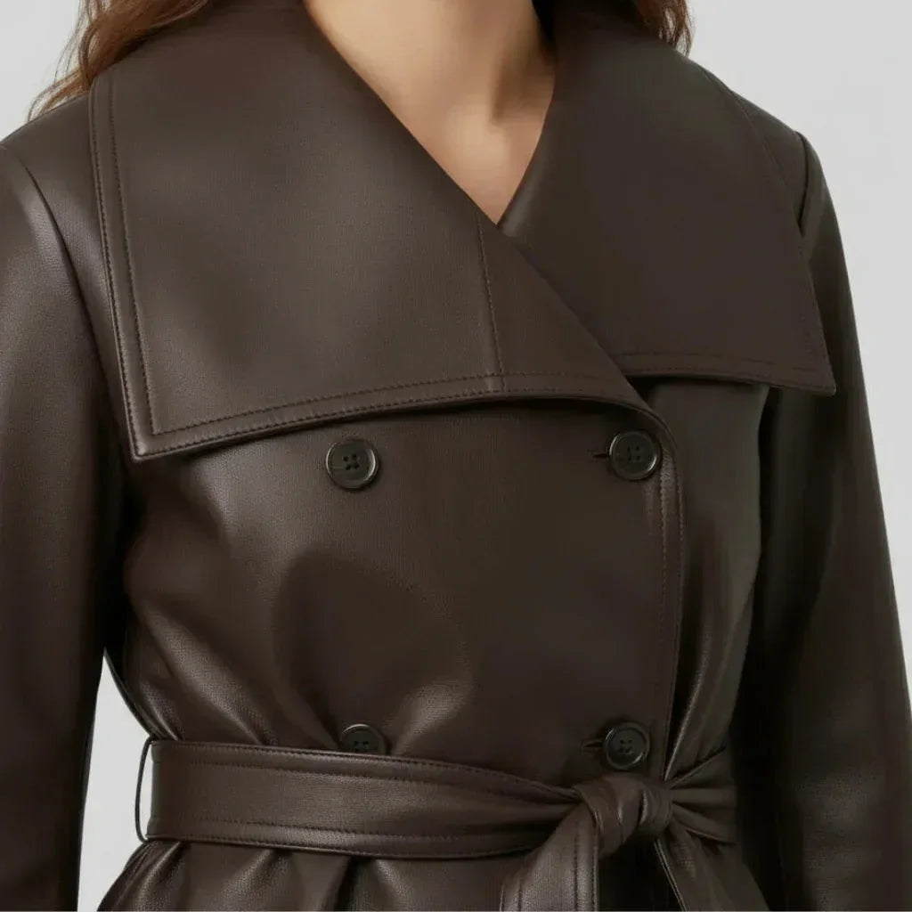 Venor Brown Leather Jacket - We Lovers Beauty
