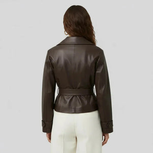 Venor Brown Leather Jacket - We Lovers Beauty