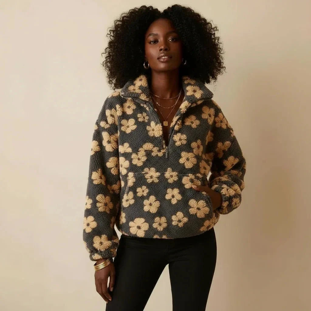 Women's Savoy Half-Zip Sweatshirt - We Lovers Beauty
