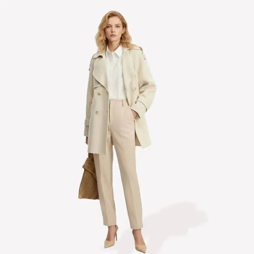 Alfy Women’s Tailored Trousers - Off White - We Lovers Beauty