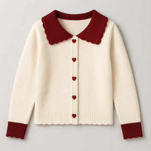Amoré cardigan sweaters for women - Off White - We Lovers Beauty