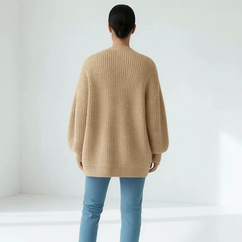 Avaloh Cream Women Cardigan - We Lovers Beauty