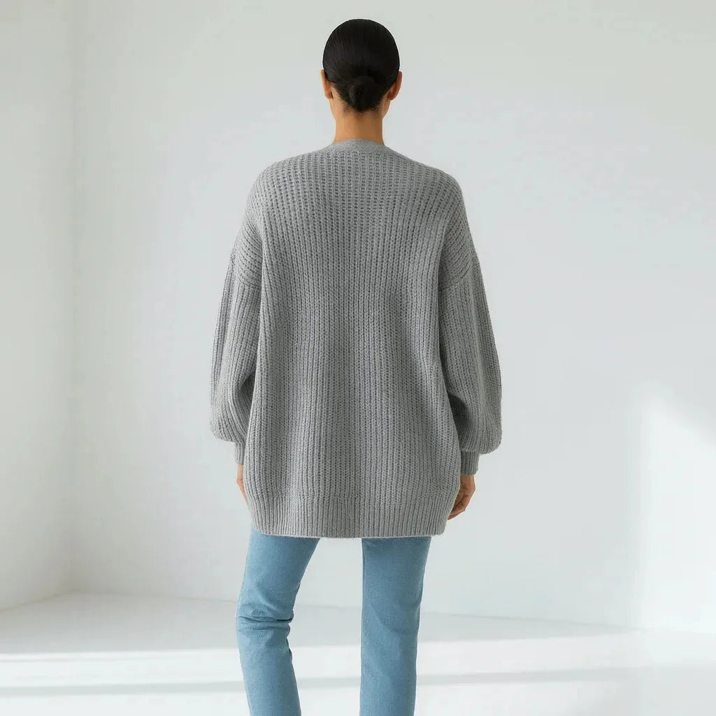 Avaloh Women's Cardigan Gray - We Lovers Beauty