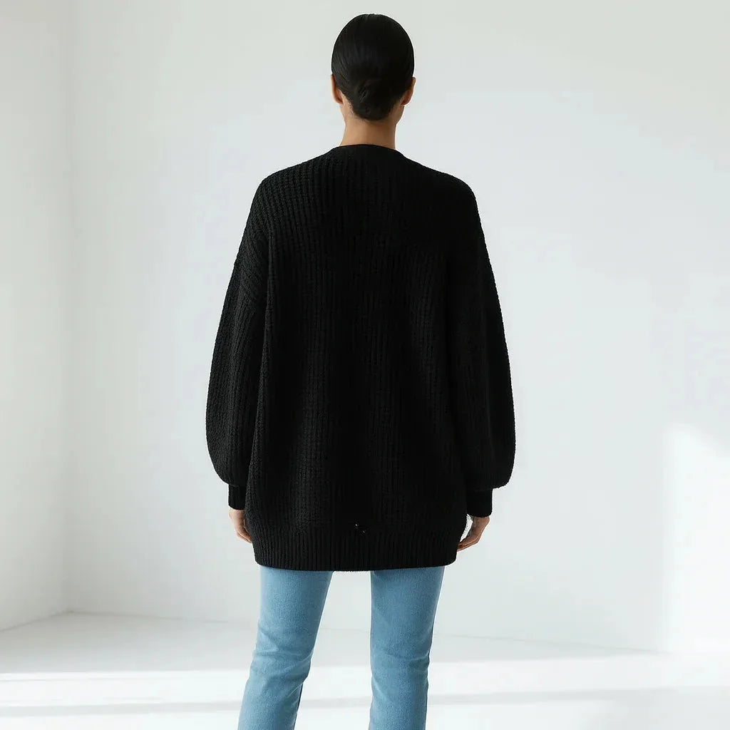 Avalon Women's Black Cardigan - We Lovers Beauty