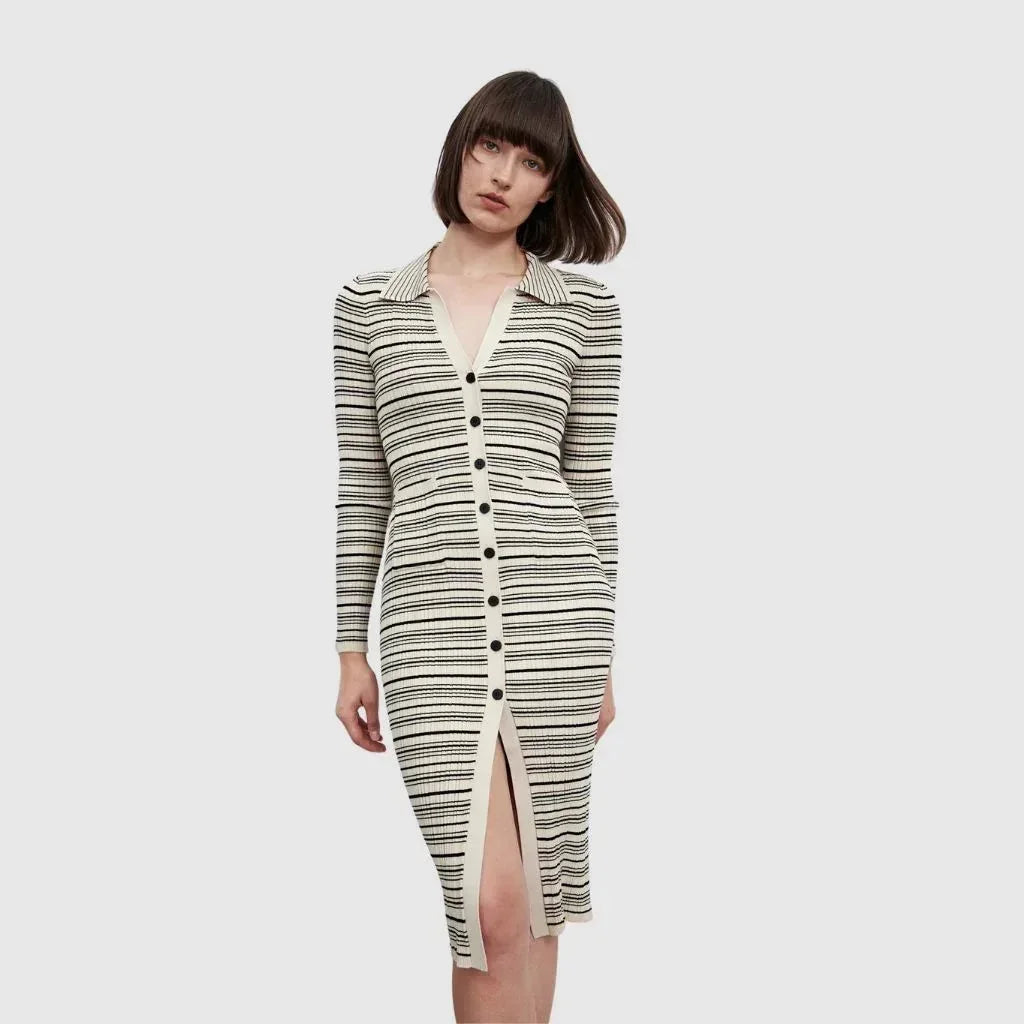 Babert Jumper Dress - Striped - We Lovers Beauty