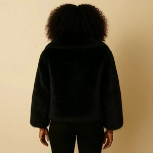 Boreal Faux Fur Coat For Women Black - We Lovers Beauty