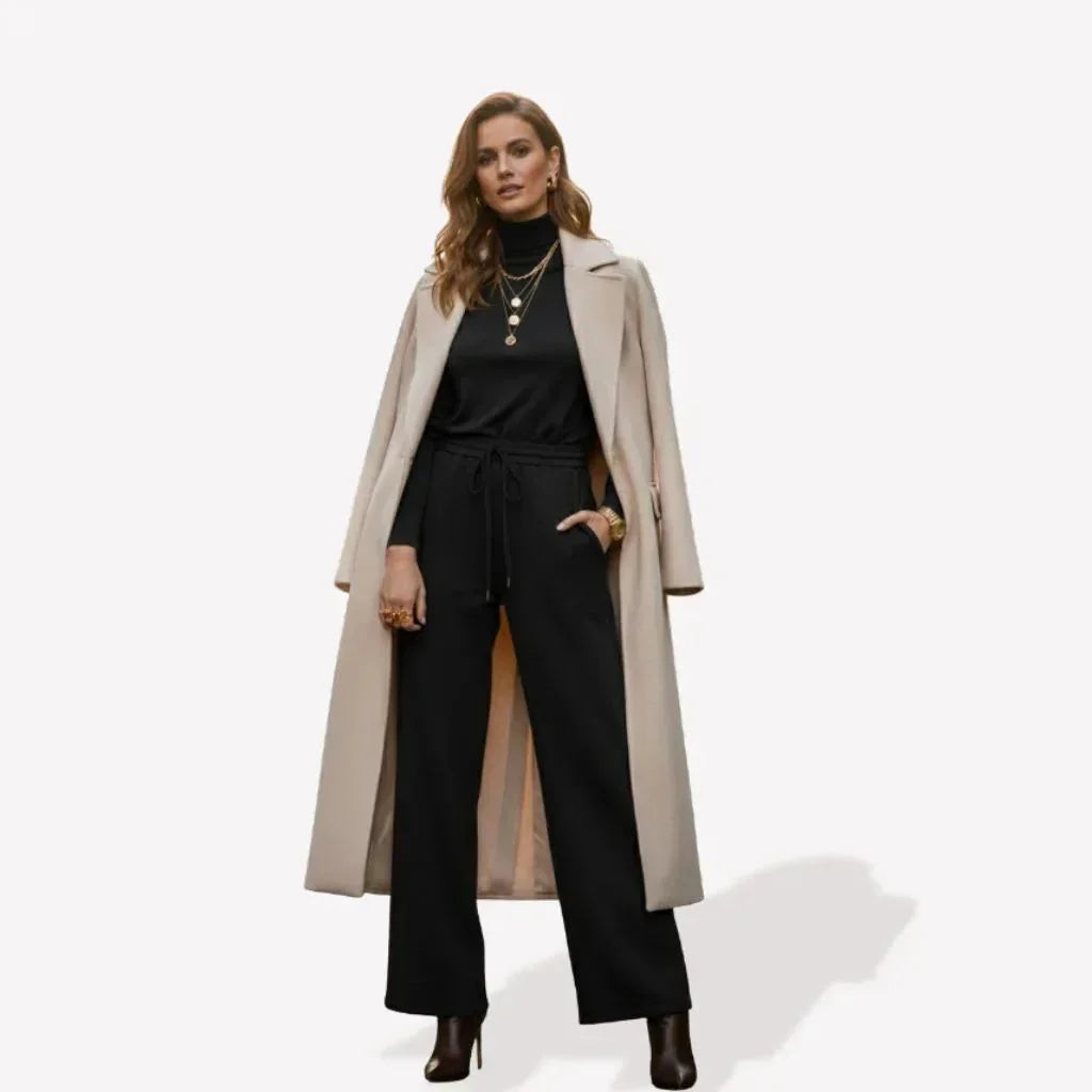 Bresó Women's Pants with Elastic Waist - Black - We Lovers Beauty