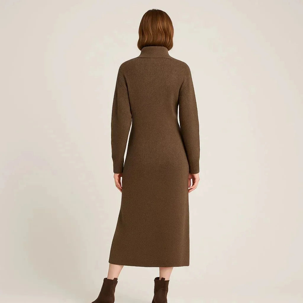 Drie Jumper Dress - Brown - We Lovers Beauty