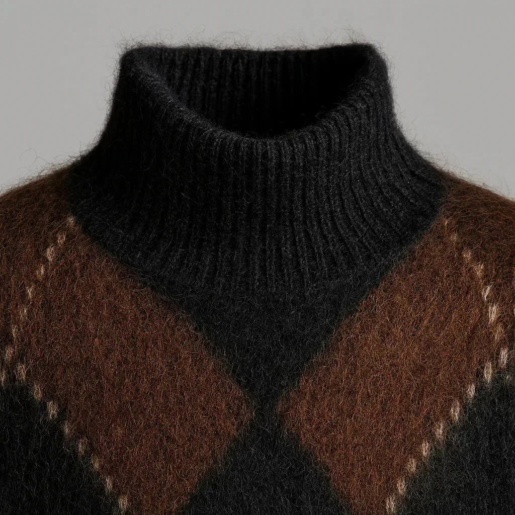 Belgravia Geometric Jumper Sweater Dress - We Lovers Beauty