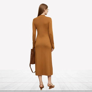 Joana Jumper Dress - Brown - We Lovers Beauty
