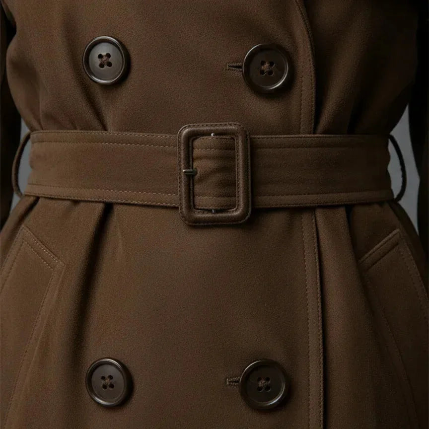 Lafayette Ladies Overcoat - Brown - We Lovers Beauty