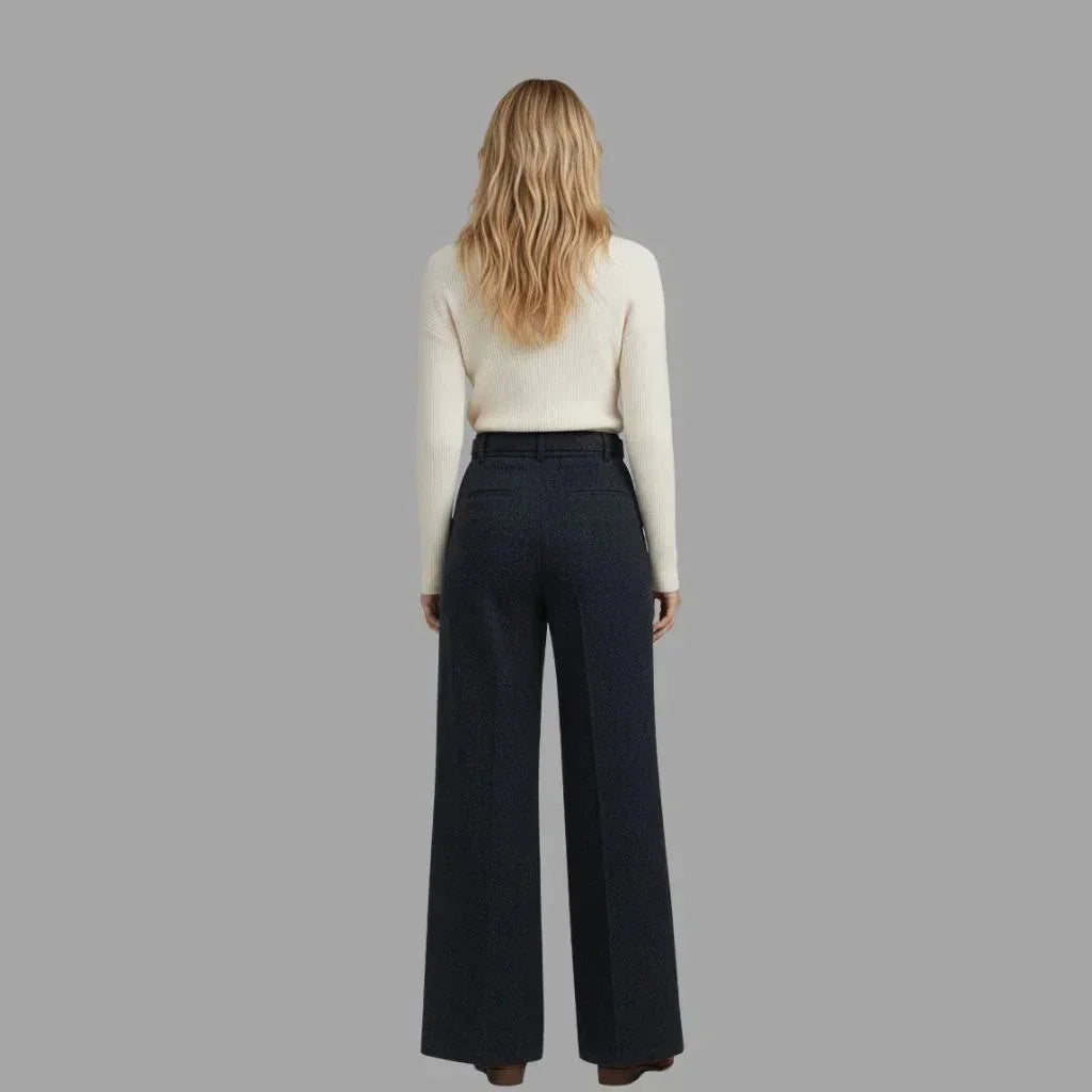 Macarena Wide Leg Jeans Womens - Dark Blue - We Lovers Beauty