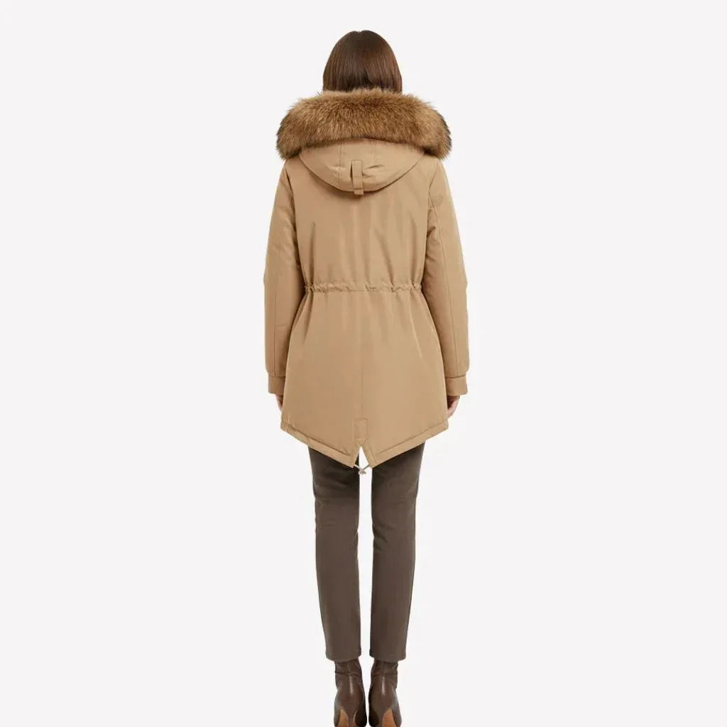 Marry Ladies Fleece Coat - Beige - We Lovers Beauty