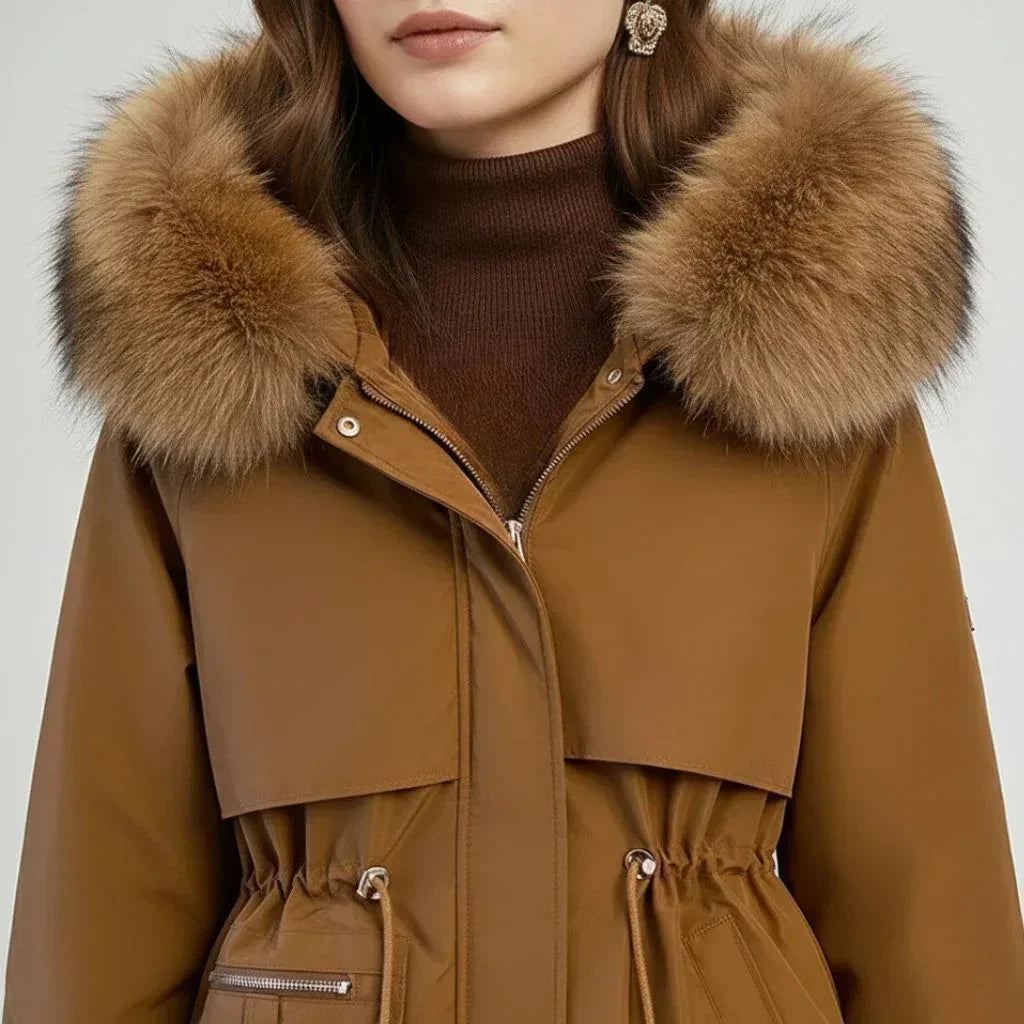 Marry Ladies Fleece Coat - Brown - We Lovers Beauty