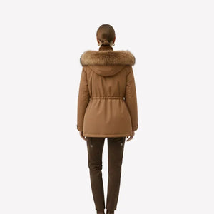 Marry Ladies Fleece Coat - Brown - We Lovers Beauty