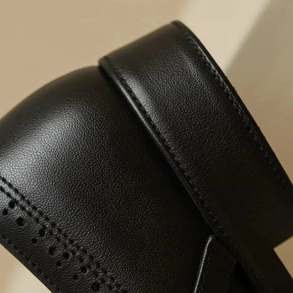 Mary leather loafers for women – Black - We Lovers Beauty