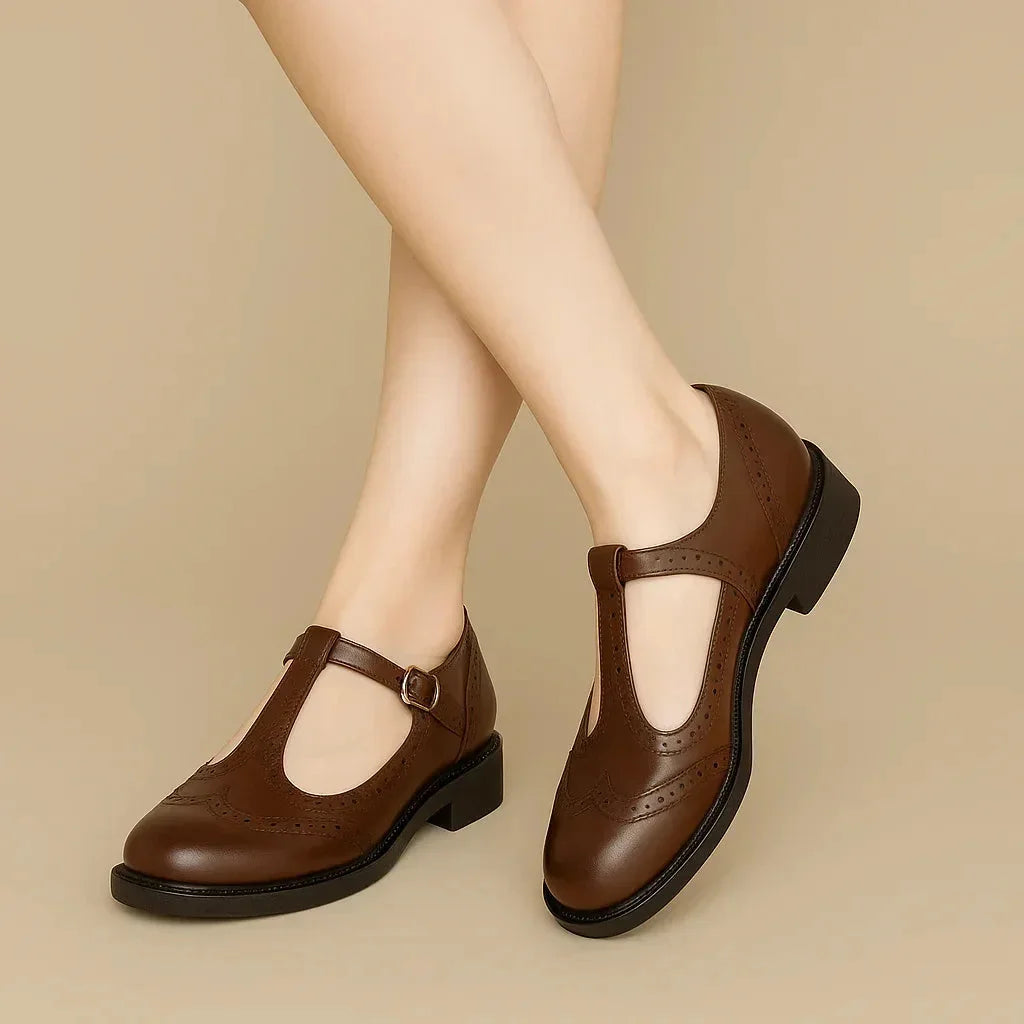 Mary leather loafers for women – Brown - We Lovers Beauty