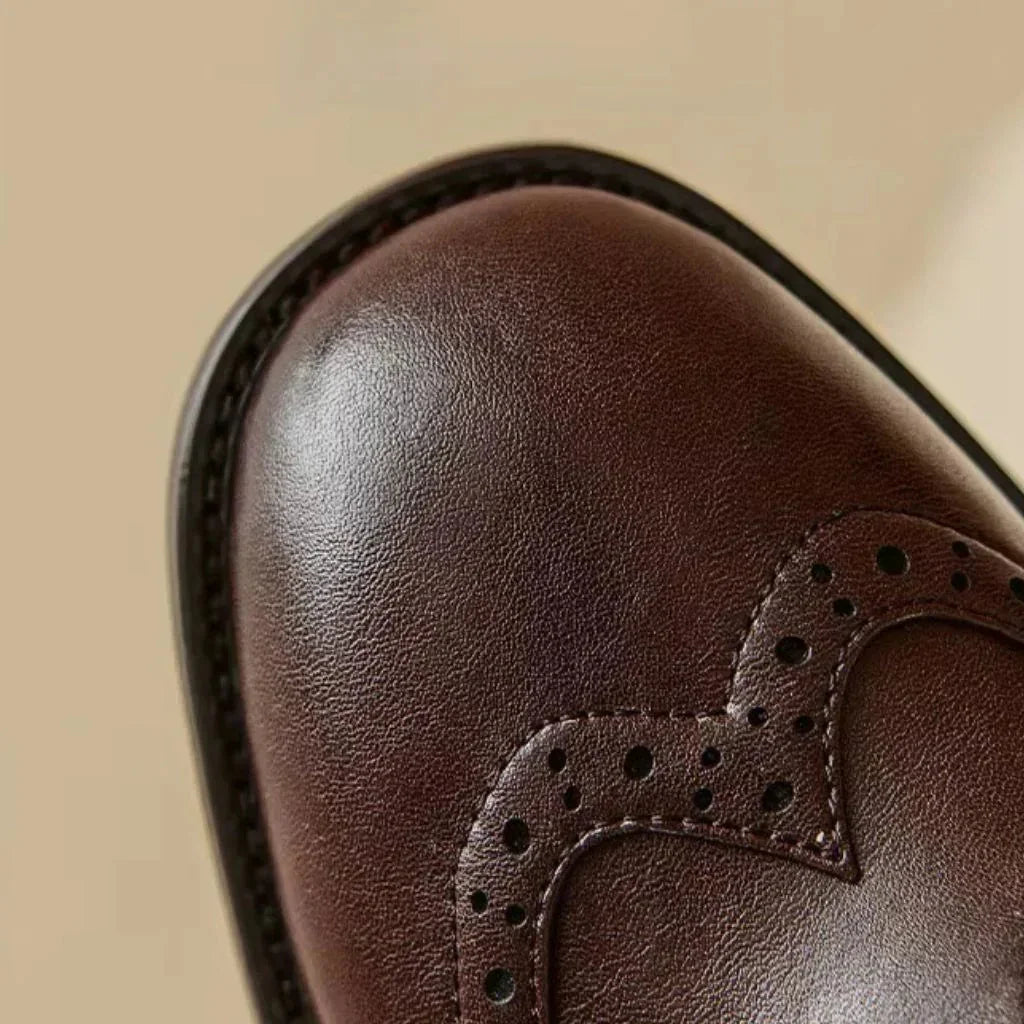 Mary leather loafers for women – Brown - We Lovers Beauty