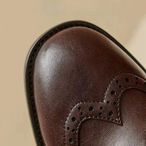 Mary leather loafers for women – Brown - We Lovers Beauty