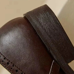 Mary leather loafers for women – Brown - We Lovers Beauty