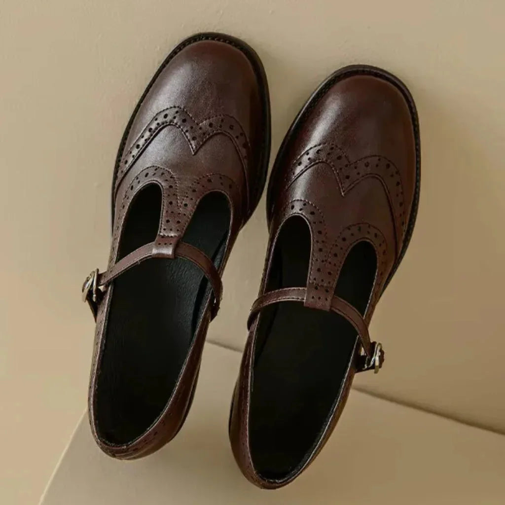 Mary leather loafers for women – Brown - We Lovers Beauty