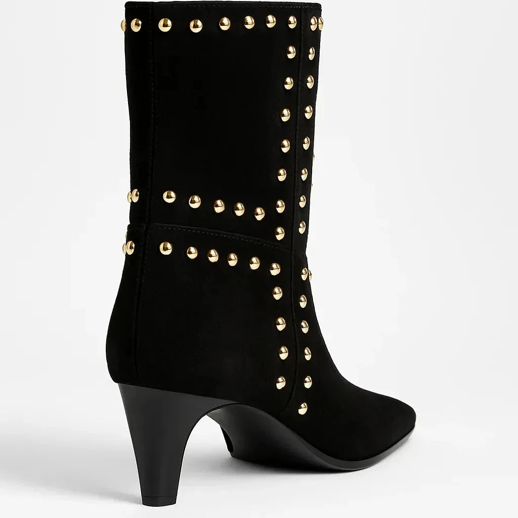 Pajó Ankle Boots With Heels - Black - We Lovers Beauty