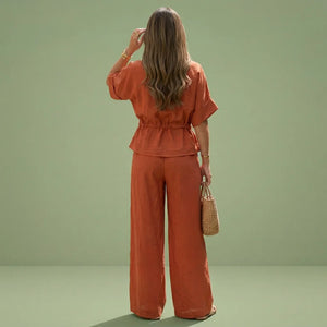 Rita Women's Set - Orange - Product Image