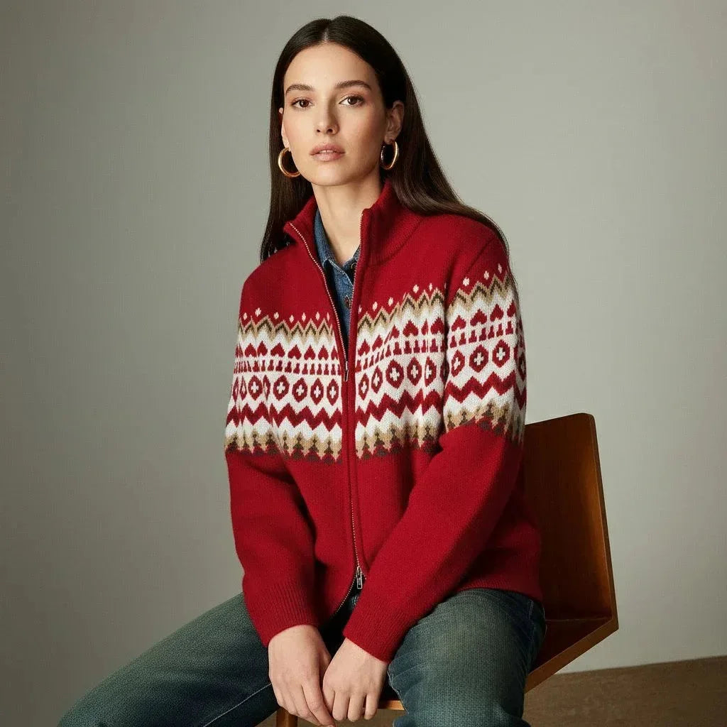 Rute Women Cardigan – Red - We Lovers Beauty