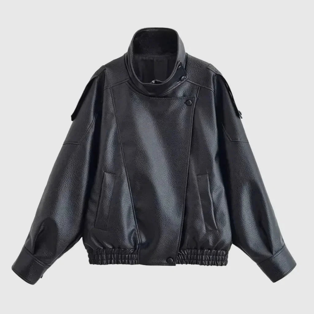 Valentino Faux Leather Jacket – Black - We Lovers Beauty