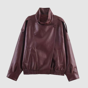 valentino-faux-leather-jacket-for-women-burgundy-03