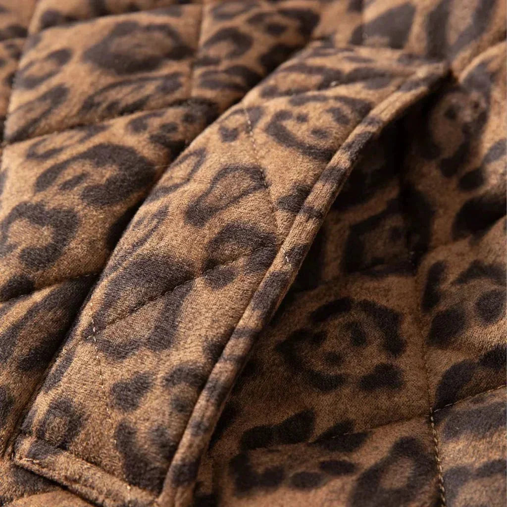 Zulema Women Winter Jacket Coat - Leopard - We Lovers Beauty